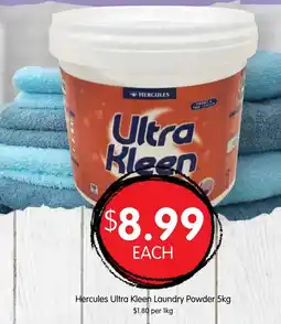 Spudshed Hercules Ultra Kleen Laundry Powder offer