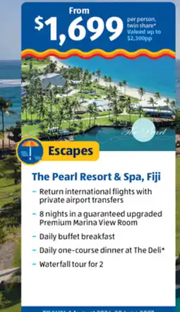 ALDI The Pearl Resort & Spa, Fiji offer