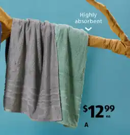 ALDI Highly absorbent towel offer