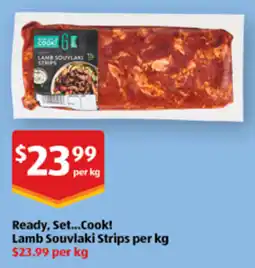 ALDI Ready, Set...Cook! Lamb Souvlaki Strips offer