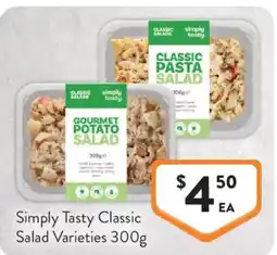 Foodworks Simply Tasty Classic Salad Varieties offer