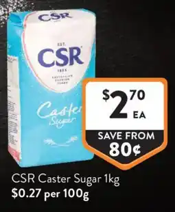 Foodworks CSR Caster Sugar offer