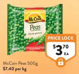 Foodworks McCain Peas offer