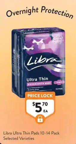 Foodworks Libra Ultra Thin Pads offer