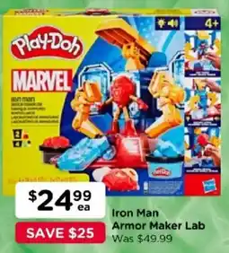 Toyworld Play-Doh Marvel Iron Man Armor Maker Lab offer