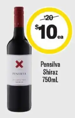 Liquorland Pensilva Shiraz offer