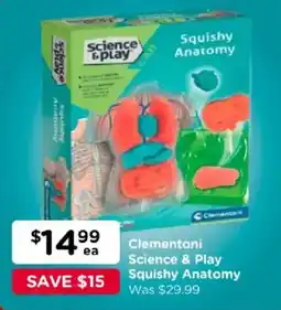 Toyworld Clementoni Science & Play Squishy Anatomy offer