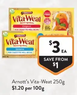 Foodworks Arnott's Vita-Weat offer