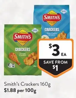 Foodworks Smith's Crackers offer