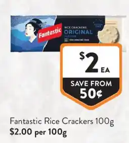 Foodworks Fantastic Rice Crackers offer