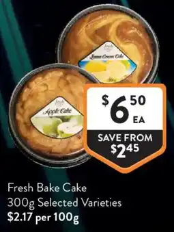 Foodworks Fresh Bake Cake offer