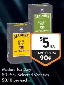 Foodworks Madura Tea Bags offer