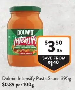 Foodworks Dolmio Intensify Pasta Sauce offer