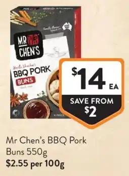 Foodworks Mr Chen's BBQ Pork Buns offer