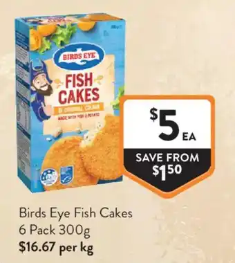 Foodworks Birds Eye Fish Cakes offer
