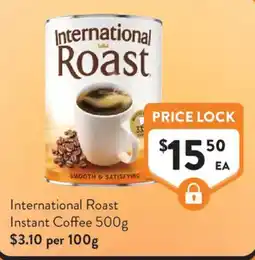 Foodworks International Roast Instant Coffee offer