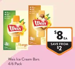 Foodworks Weis Ice Cream Bars offer