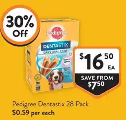 Foodworks Pedigree Dentastix offer
