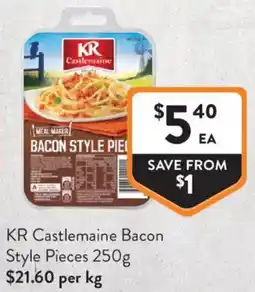 Foodworks KR Castlemaine Bacon Style Pieces offer