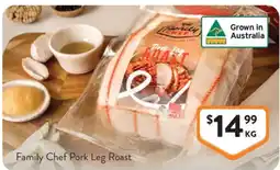 Foodworks Family Chef Pork Leg Roast offer