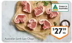 Foodworks Australian Lamb Loin Chops offer