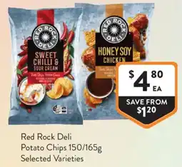 Foodworks Red Rock Deli Potato Chips offer