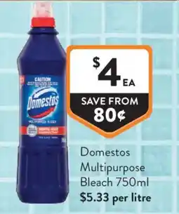Foodworks Domestos Multipurpose Bleach offer