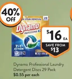 Foodworks Dynamo Professional Laundry Detergent Discs offer
