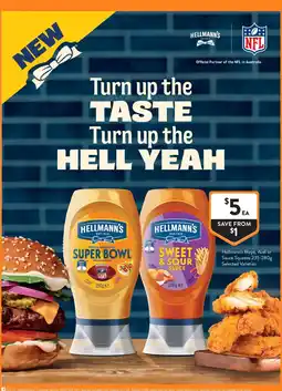 Foodworks Hellmann's Super Bowl Sauce offer