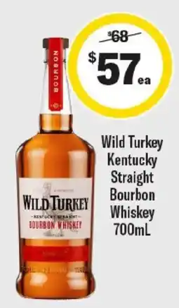 Liquorland Wild Turkey Kentucky Straight Bourbon Whiskey offer