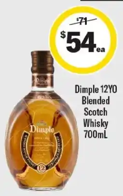Liquorland Dimple 12YO Blended Scotch Whisky offer