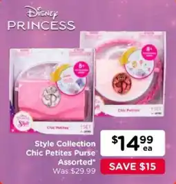 Toyworld Disney Princess Chic Petites Purse Assorted offer