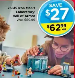 Toyworld LEGO Iron Man's Laboratory: Hall of Armor offer