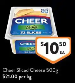 Foodworks Cheer Sliced Cheese offer