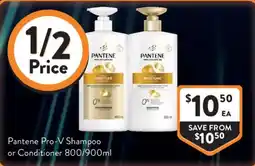 Foodworks Pantene Pro-V Shampoo or Conditioner offer