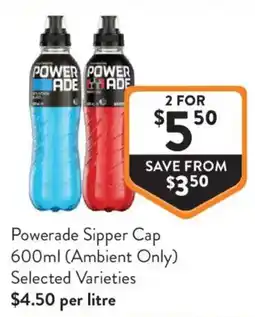 Foodworks Powerade Sipper Cap offer