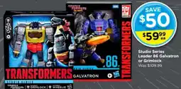 Toyworld Transformers Studio Series Leader 86 Galvatron or Grimlock offer
