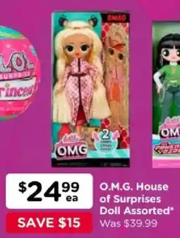 Toyworld O.M.G. House of Surprises Doll Assorted offer
