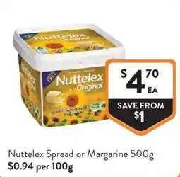 Foodworks Nuttlex Spread or Margarine offer