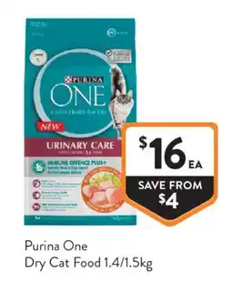 Foodworks Purina One Dry Cat Food offer
