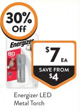 Foodworks Energizer LED Metal Torch offer