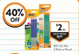 Foodworks BIC Clic Pen offer