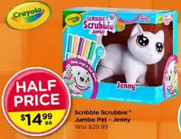 Toyworld Scribble Scrubbie Jumbo Pet - Jenny offer