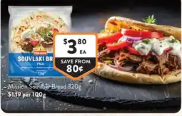 Foodworks Mission Souvlaki Bread offer