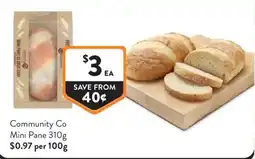Foodworks Community Co Mini Pane offer