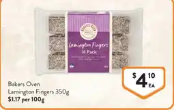 Foodworks Bakers Oven Lamington Fingers offer