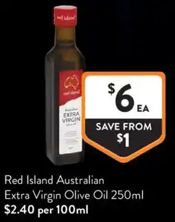 Foodworks Red Island Australian Extra Virgin Olive Oil offer
