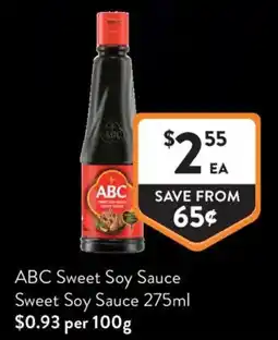 Foodworks ABC Sweet Soy Sauce offer
