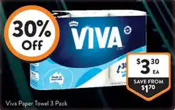 Foodworks Viva Paper Towel offer