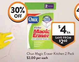 Foodworks Chux Magic Eraser Kitchen offer